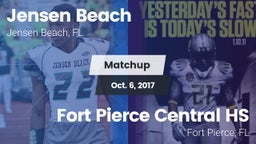 Matchup: Jensen Beach vs. Fort Pierce Central HS 2017