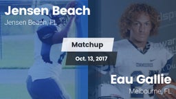 Matchup: Jensen Beach vs. Eau Gallie  2017