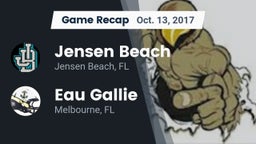 Recap: Jensen Beach  vs. Eau Gallie  2017