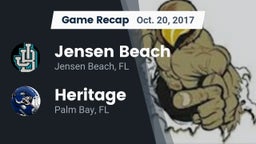 Recap: Jensen Beach  vs. Heritage  2017