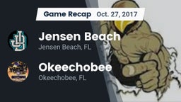 Recap: Jensen Beach  vs. Okeechobee  2017
