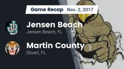 Recap: Jensen Beach  vs. Martin County  2017