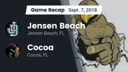 Recap: Jensen Beach  vs. Cocoa  2018