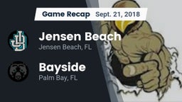 Recap: Jensen Beach  vs. Bayside  2018