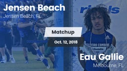 Matchup: Jensen Beach vs. Eau Gallie  2018