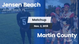 Matchup: Jensen Beach vs. Martin County  2018