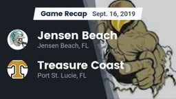Recap: Jensen Beach  vs. Treasure Coast  2019