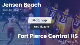 Matchup: Jensen Beach vs. Fort Pierce Central HS 2019