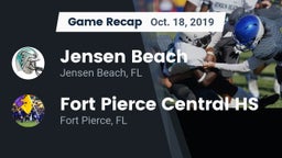 Recap: Jensen Beach  vs. Fort Pierce Central HS 2019