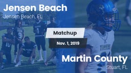 Matchup: Jensen Beach vs. Martin County  2019