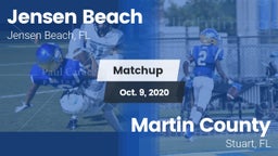 Matchup: Jensen Beach vs. Martin County  2020