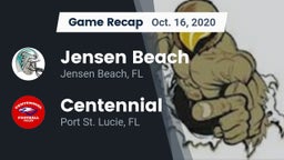 Recap: Jensen Beach  vs. Centennial  2020