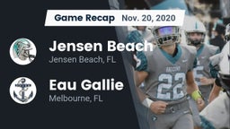 Recap: Jensen Beach  vs. Eau Gallie  2020