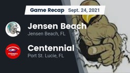 Recap: Jensen Beach  vs. Centennial  2021