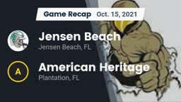 Recap: Jensen Beach  vs. American Heritage  2021