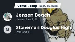 Recap: Jensen Beach  vs. Stoneman Douglas High 2022