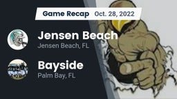 Recap: Jensen Beach  vs. Bayside  2022