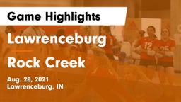 Lawrenceburg  vs Rock Creek  Game Highlights - Aug. 28, 2021