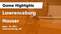 Lawrenceburg  vs Hauser  Game Highlights - Sept. 18, 2021