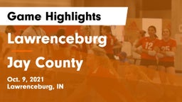 Lawrenceburg  vs Jay County  Game Highlights - Oct. 9, 2021