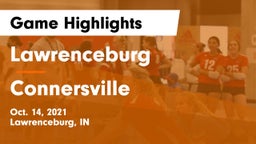 Lawrenceburg  vs Connersville  Game Highlights - Oct. 14, 2021