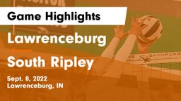 Lawrenceburg  vs South Ripley  Game Highlights - Sept. 8, 2022