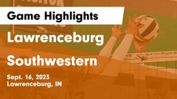 Lawrenceburg  vs Southwestern  Game Highlights - Sept. 16, 2023