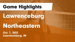 Lawrenceburg  vs Northeastern  Game Highlights - Oct. 7, 2023