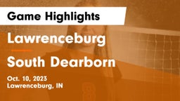 Lawrenceburg  vs South Dearborn  Game Highlights - Oct. 10, 2023