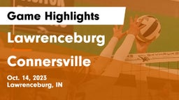 Lawrenceburg  vs Connersville  Game Highlights - Oct. 14, 2023