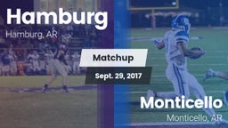 Matchup: Hamburg vs. Monticello  2017
