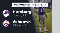 Recap: Hamburg  vs. Ashdown  2018
