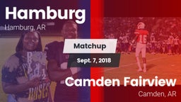 Matchup: Hamburg vs. Camden Fairview  2018
