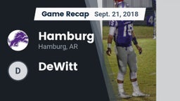 Recap: Hamburg  vs. DeWitt 2018