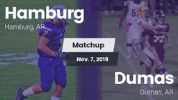 Matchup: Hamburg vs. Dumas  2019