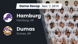 Recap: Hamburg  vs. Dumas  2019