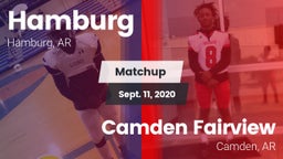 Matchup: Hamburg vs. Camden Fairview  2020