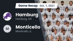 Recap: Hamburg  vs. Monticello  2021