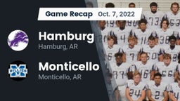 Recap: Hamburg  vs. Monticello  2022