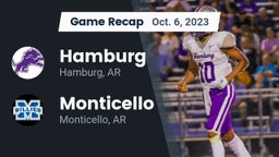 Recap: Hamburg  vs. Monticello  2023