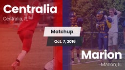 Matchup: Centralia High vs. Marion  2016