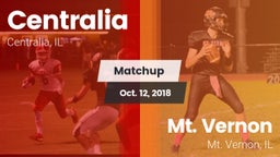 Matchup: Centralia High vs. Mt. Vernon  2018