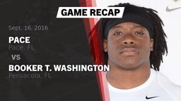 Recap: Pace  vs. Booker T. Washington  2016