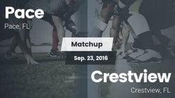 Matchup: Pace vs. Crestview  2016