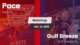 Matchup: Pace vs. Gulf Breeze  2016