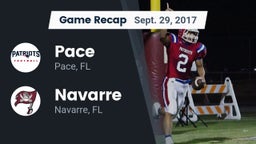 Recap: Pace  vs. Navarre  2017