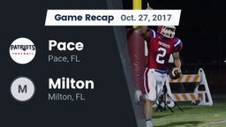 Recap: Pace  vs. Milton  2017