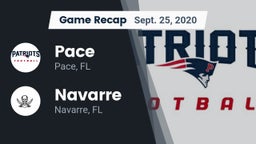 Recap: Pace  vs. Navarre  2020