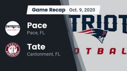 Recap: Pace  vs. Tate  2020
