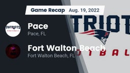 Recap: Pace  vs. Fort Walton Beach  2022